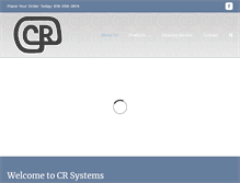 Tablet Screenshot of crsystemsonline.net